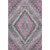 3' X 5' Blush Charcoal And Gray Diamond Washable Area Rug With UV Protection
