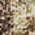 5' X 8' Brown And Beige Abstract Washable Area Rug With UV Protection