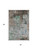 3' X 5' Taupe Brown And Ivory Abstract Washable Area Rug With UV Protection