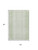 5' X 8' Sage And Fern Green Geometric Washable Area Rug With UV Protection 5' X 8' Sage And Fern Green Geometric Washable Area Rug With UV Protection