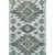 3' X 5' Mint Green Charcoal And Gray Tribal Washable Area Rug With UV Protection 3' X 5' Mint Green Charcoal And Gray Tribal Washable Area Rug With UV Protection