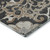 8' X 10' Charcoal Taupe And Ivory Floral Medallion Washable Area Rug With UV Protection 8' X 10' Charcoal Taupe And Ivory Floral Medallion Washable Area Rug With UV Protection