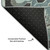 3' X 5' Teal Charcoal And Gray Floral Medallion Washable Area Rug With UV Protection