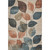 8' X 10' Beige Copper And Denim Blue Floral Washable Area Rug With UV Protection 8' X 10' Beige Copper And Denim Blue Floral Washable Area Rug With UV Protection