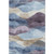 9' X 12' Denim Blue Beige And Eggplant Abstract Washable Area Rug With UV Protection 9' X 12' Denim Blue Beige And Eggplant Abstract Washable Area Rug With UV Protection