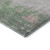 8' X 10' Blush Green And Gray Abstract Washable Area Rug With UV Protection