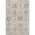 9' X 12' Linen And Ivory Oriental Washable Area Rug With UV Protection