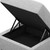 26" Light Gray and Black Linen Tufted Storage Ottoman 26" Light Gray and Black Linen Tufted Storage Ottoman