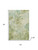 5' X 8' Sage And Beige Abstract Washable Area Rug With UV Protection 5' X 8' Sage And Beige Abstract Washable Area Rug With UV Protection