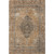 8' X 10' Copper And Brown Medallion Washable Area Rug With UV Protection