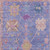 3' X 5' Purple And Blue Oriental Washable Area Rug With UV Protection 3' X 5' Purple And Blue Oriental Washable Area Rug With UV Protection