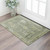 3' X 5' Sage And Beige Oriental Washable Area Rug With UV Protection 3' X 5' Sage And Beige Oriental Washable Area Rug With UV Protection