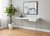 48" White and Clear Computer Desk 48" White and Clear Computer Desk