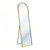 66" Gold Aluminum Arch Wall Mounted And Freestanding Framed Full Length Mirror 66" Gold Aluminum Arch Wall Mounted And Freestanding Framed Full Length Mirror