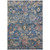 9' X 12' Navy Blue And Denim Blue Floral Washable Indoor Outdoor Area Rug 9' X 12' Navy Blue And Denim Blue Floral Washable Indoor Outdoor Area Rug