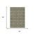 5' X 8' Green And Sage Geometric Washable Indoor Outdoor Area Rug 5' X 8' Green And Sage Geometric Washable Indoor Outdoor Area Rug