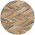 8' Copper And Green Round Abstract Washable Indoor Outdoor Area Rug 8' Copper And Green Round Abstract Washable Indoor Outdoor Area Rug