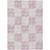 8' X 10' Pink And Gray Floral Washable Indoor Outdoor Area Rug 8' X 10' Pink And Gray Floral Washable Indoor Outdoor Area Rug