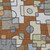3' X 5' Orange And Copper Geometric Washable Indoor Outdoor Area Rug 3' X 5' Orange And Copper Geometric Washable Indoor Outdoor Area Rug