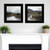 Set Of Two Winter Landscape 2 Black Framed Print Wall Art Set Of Two Winter Landscape 2 Black Framed Print Wall Art