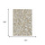 9' X 12' Beige And Taupe Abstract Washable Indoor Outdoor Area Rug 9' X 12' Beige And Taupe Abstract Washable Indoor Outdoor Area Rug
