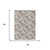 5' X 8' Silver And Gray Horse Washable Indoor Outdoor Area Rug 5' X 8' Silver And Gray Horse Washable Indoor Outdoor Area Rug