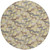 8' Wheat And Taupe Round Horse Washable Indoor Outdoor Area Rug 8' Wheat And Taupe Round Horse Washable Indoor Outdoor Area Rug