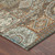 9' X 12' Orange And Copper Oriental Washable Indoor Outdoor Area Rug