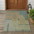 3' X 5' Green And Copper Geometric Washable Indoor Outdoor Area Rug 3' X 5' Green And Copper Geometric Washable Indoor Outdoor Area Rug