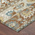 9' X 12' Orange And Gold Cactus Washable Indoor Outdoor Area Rug 9' X 12' Orange And Gold Cactus Washable Indoor Outdoor Area Rug