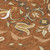 5' X 8' Orange And Brown Damask Washable Indoor Outdoor Area Rug 5' X 8' Orange And Brown Damask Washable Indoor Outdoor Area Rug