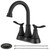 8" Black Stainless Steel Centerset Faucet 8" Black Stainless Steel Centerset Faucet