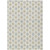 8' X 10' Ivory And Linen Floral Washable Indoor Outdoor Area Rug 8' X 10' Ivory And Linen Floral Washable Indoor Outdoor Area Rug