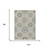 8' X 10' Beige And Brown Floral Medallion Washable Indoor Outdoor Area Rug 8' X 10' Beige And Brown Floral Medallion Washable Indoor Outdoor Area Rug