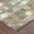 10' X 14' Brown And Aqua Abstract Washable Indoor Outdoor Area Rug 10' X 14' Brown And Aqua Abstract Washable Indoor Outdoor Area Rug