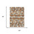 8' X 10' Orange And Beige Abstract Washable Indoor Outdoor Area Rug 8' X 10' Orange And Beige Abstract Washable Indoor Outdoor Area Rug