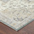 9' X 12' Silver And Fern Green Oriental Washable Indoor Outdoor Area Rug