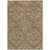 5' X 8' Copper And Gold Floral Washable Indoor Outdoor Area Rug 5' X 8' Copper And Gold Floral Washable Indoor Outdoor Area Rug