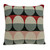 20" Gray Ivory And Red Geometric Cotton Throw Pillow 20" Gray Ivory And Red Geometric Cotton Throw Pillow