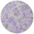8' Plum And Purple Round Floral Washable Indoor Outdoor Area Rug 8' Plum And Purple Round Floral Washable Indoor Outdoor Area Rug
