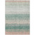 5' X 8' Turquoise And Teal Blue Striped Washable Indoor Outdoor Area Rug 5' X 8' Turquoise And Teal Blue Striped Washable Indoor Outdoor Area Rug