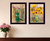 Set Of Two Country Sunflowers and Chives Black Framed Print Wall Art Set Of Two Country Sunflowers and Chives Black Framed Print Wall Art