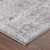 8' Lilac And Purple Round Oriental Washable Indoor Outdoor Area Rug