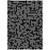 8' X 10' Black And White Abstract Washable Indoor Outdoor Area Rug 8' X 10' Black And White Abstract Washable Indoor Outdoor Area Rug