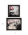 Set Of Two The Salon Black Framed Print Wall Art