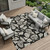 8' X 10' Linen And Ivory Animal Print Washable Indoor Outdoor Area Rug 8' X 10' Linen And Ivory Animal Print Washable Indoor Outdoor Area Rug