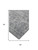 5' X 8' Silver And Gray Abstract Hand Woven Area Rug 5' X 8' Silver And Gray Abstract Hand Woven Area Rug
