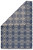 8' X 10' Blue And Gray Wool Geometric Hand Loomed Area Rug 8' X 10' Blue And Gray Wool Geometric Hand Loomed Area Rug