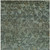 9' X 12' Blue Green And Gold Wool Floral Hand Knotted Area Rug