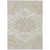 5' X 8' Ivory And Silver Oriental Washable Indoor Outdoor Area Rug 5' X 8' Ivory And Silver Oriental Washable Indoor Outdoor Area Rug